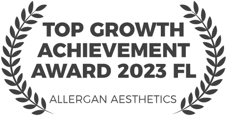 Allergan Aesthetics Top Growth Achievement Award in Florida 2023