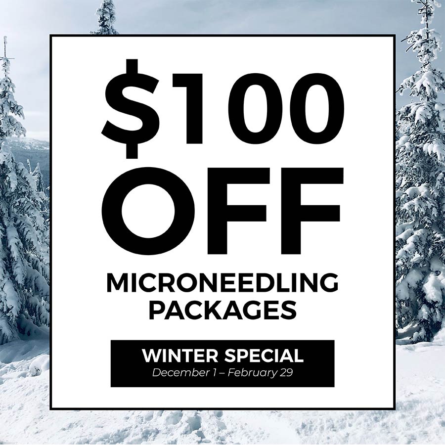 $100 off Microneedling Packages - Winter Special at Arsenault Aesthetics in Lakewood Ranch Florida