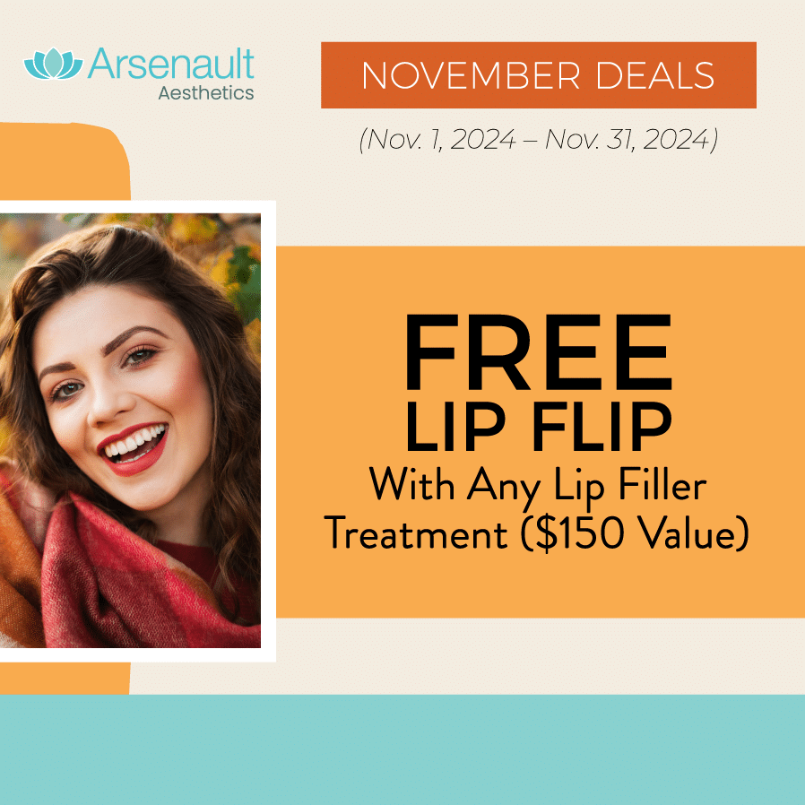 Free lip flip with any lip filler treatment in lakewood ranch and venice florida