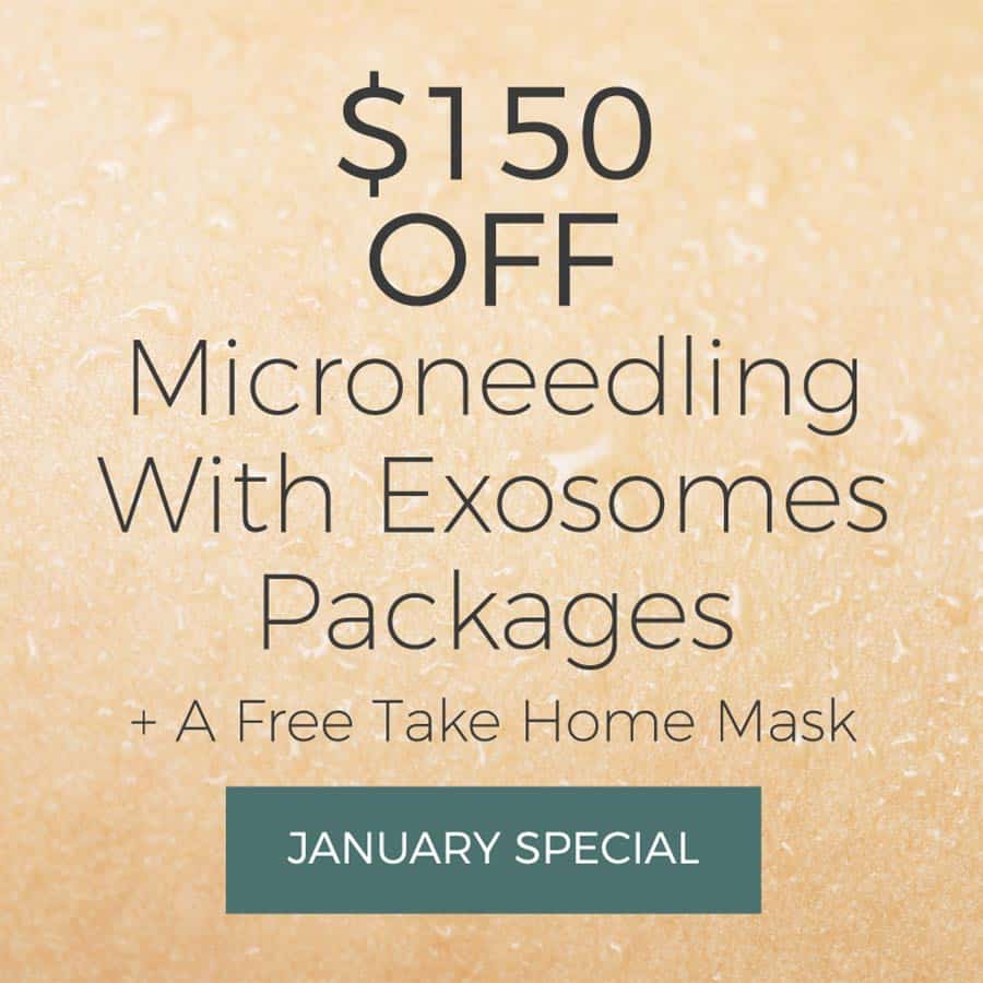 $150 OFF Microneedling With Exosomes Packages + A Free Take Home Mask