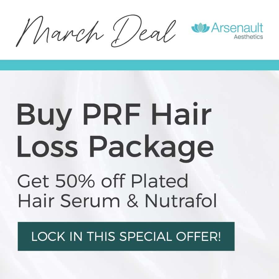 PRF Hair Restoration Special in Lakewood Ranch and Venice FL March 2025