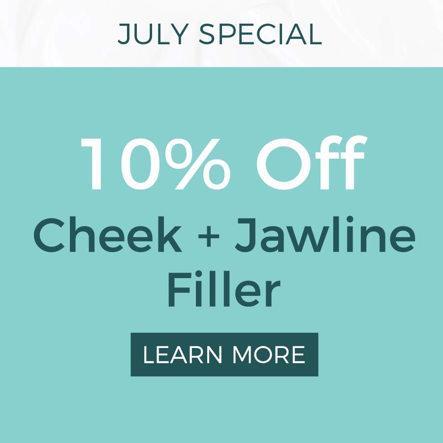 10% off cheek and jawline filler