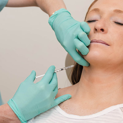 Kybella injectable treatment for double chin at North Lakewood Ranch med spa