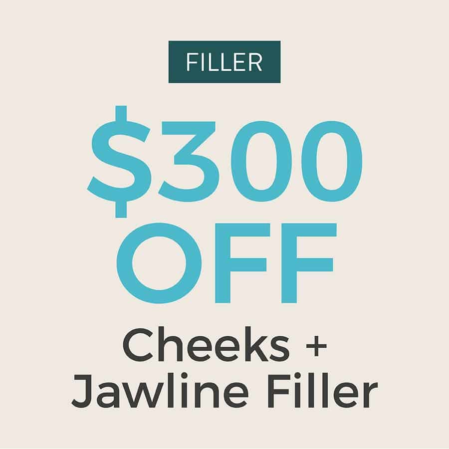 Cheeks and Jawline Filler Special in Lakewood Ranch June 2026