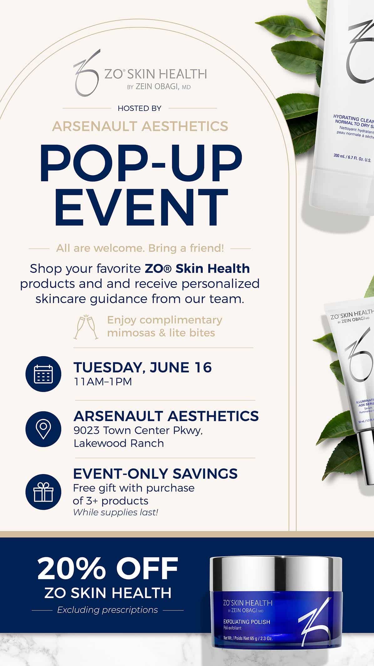 zo pop up event in lakewood ranch florida