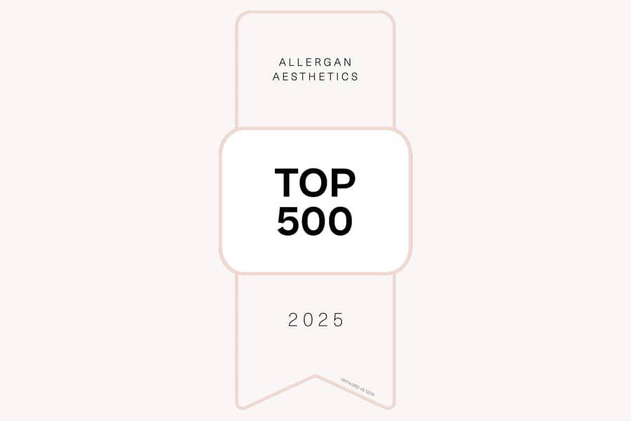 Allergan Aesthetics Top 500 Practice in USA in 2025