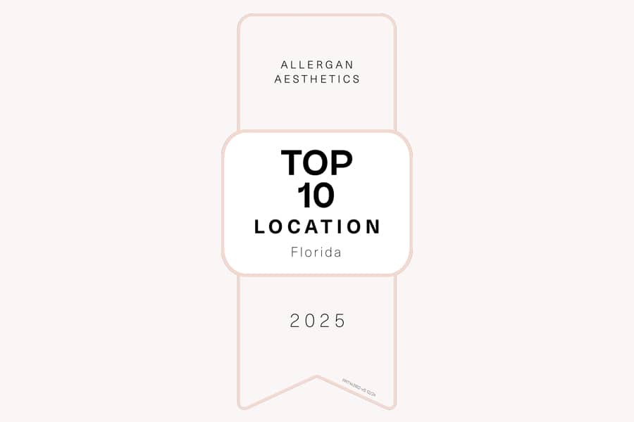 Allergan Aesthetics Top 10 Practice in 2025 in Florida