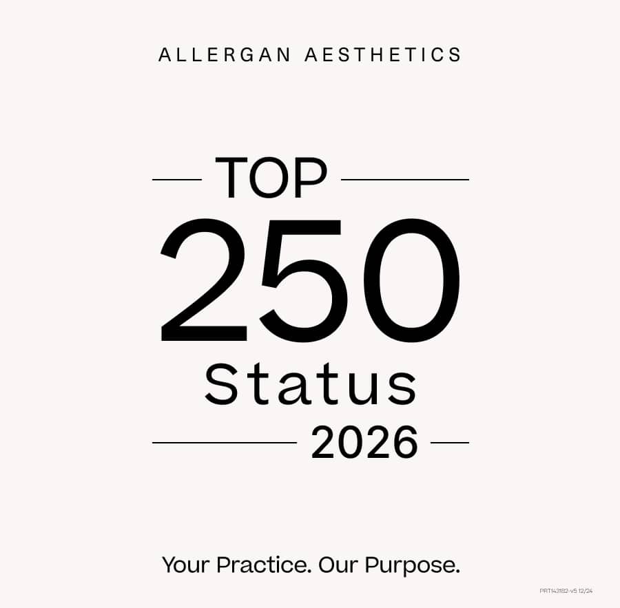 Allergan top 250 practice in 2026