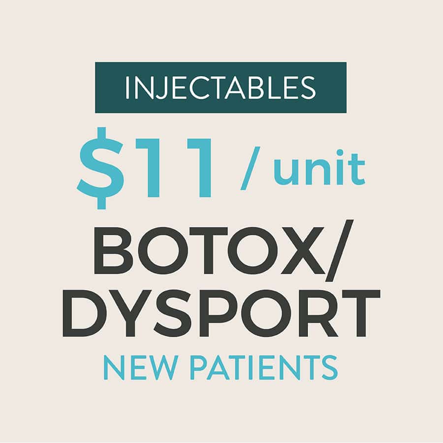 Botox & Dysport New patient Special August 2026 in Lakewood Ranch Florida