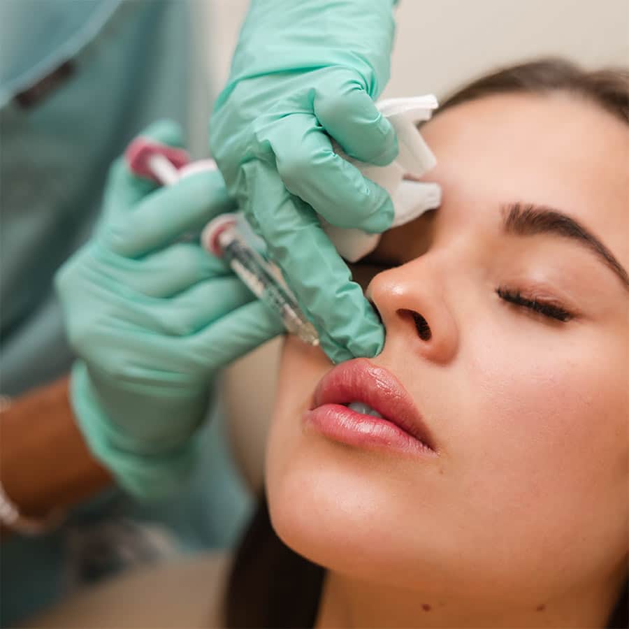 $100 off lip filler special in August 2026 in Lakewood Ranch Florida