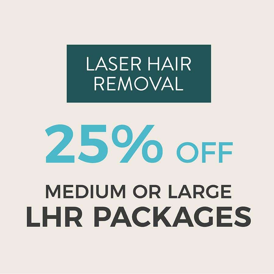 25 percent off laser hair removal packages september special in lakewood ranch florida