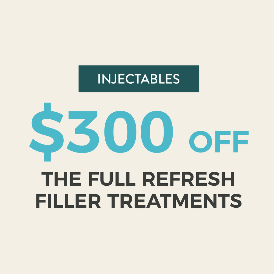 Injectables October special: $300 off The Full Refresh filler treatments in Lakewood Ranch, Bradenton, and Venice, Florida